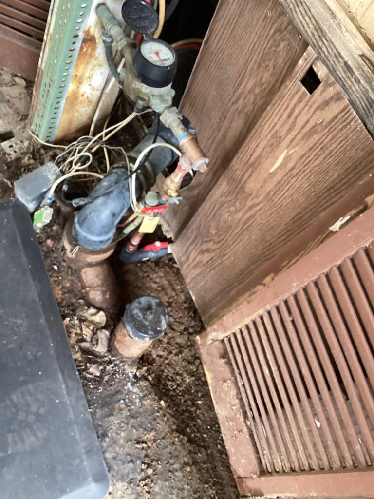 Leaking Pipe Repair in Escondido, job photo 1 of 5, taken on site by the technician