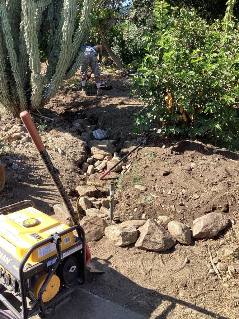Gas Line Re-Route in Valley Center, job photo 7 of 8, taken on site by the technician
